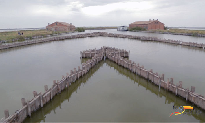 Visitez les marais de Comacchio dans le Delta du Po en Italie Visitez les marais de Comacchio dans le Delta du Po en Italie