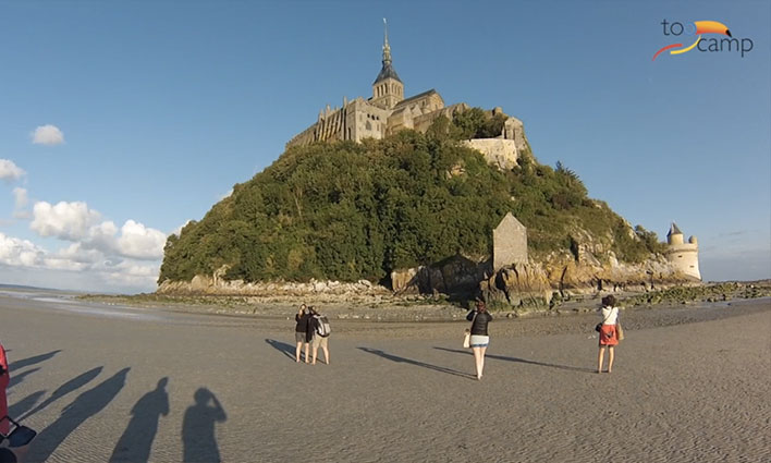 Le Mag Camping - Visite du Mont Saint Michel